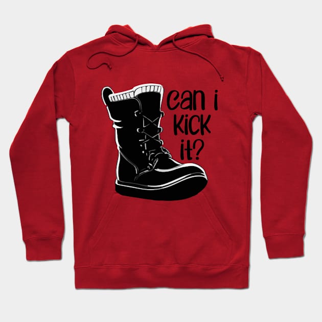 Can I Kick It Hoodie by Oyeplot